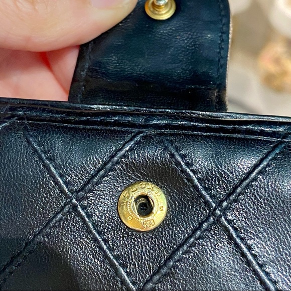 Vintage Black CHANEL Lambskin Wallet with Gold Hardware - Picture 12 of 12
